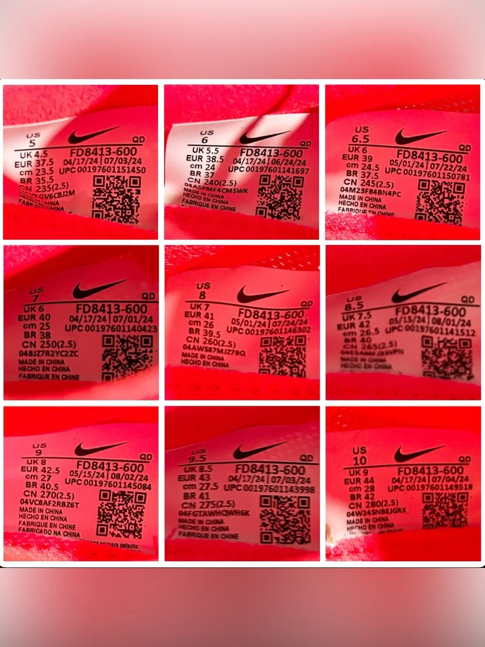 Nike ZoomX Dragonfly 2 “Bright Crimson Lime Blast” Men’s Size 5-12 Track Spikes